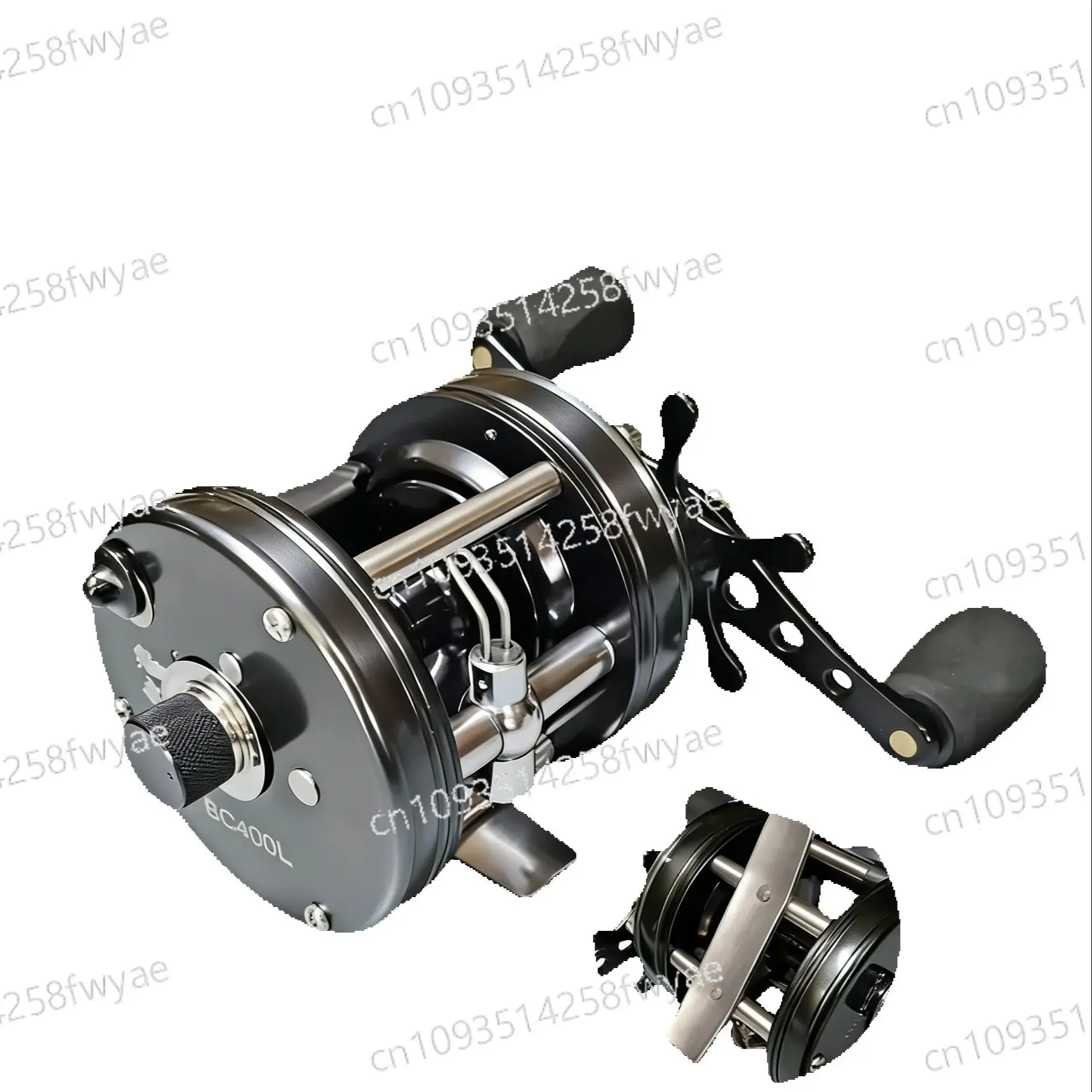 

Drum Fishing Wheel All Metal Strong Brake Long Throw Fishing Line Wheel