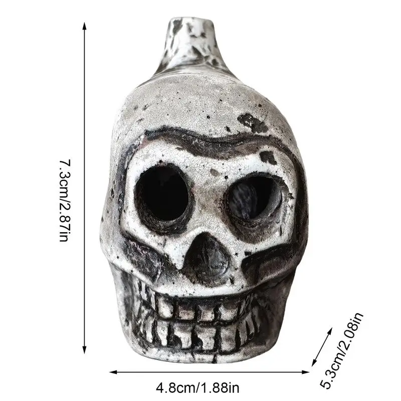 Authentic Aztec Whistle Spooky Human Skull Death Scream Loud Whistle High Decibels Authentic Human-like Screams outdoor Tool images - 6