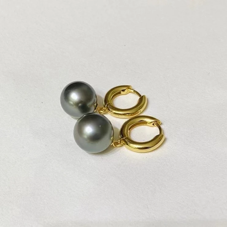 Wholesale 925 Sterling Silver Earrings Mount Findings Settings Base Mounting Parts Accessory for 9-12mm Pearls