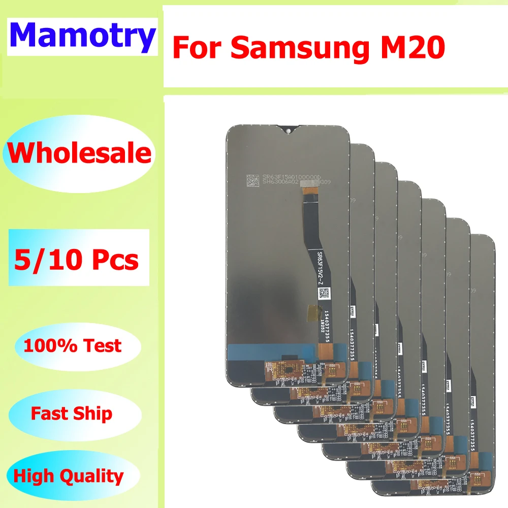 

Wholesale 5/10 pieces / Lot Original-self-weld For Samsung M20 Screen Lcd Display M205 M205F SM-M205F/DS With Touch Assembly