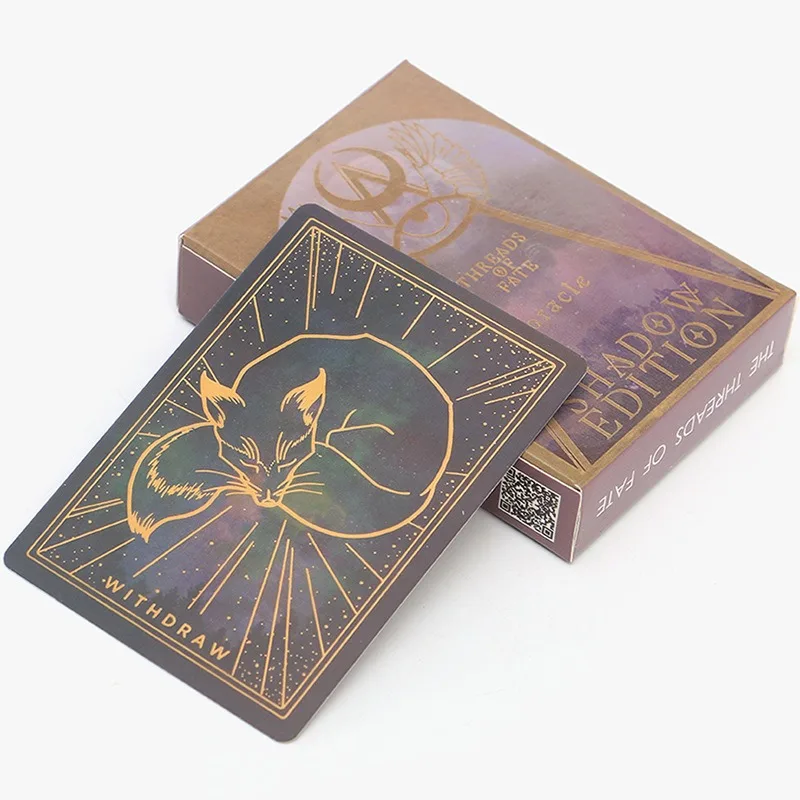 Threads of Fate Shadow Edition Oracle Cards English A 55 Oracle deck Divination Entertainment board games tarot playing cards