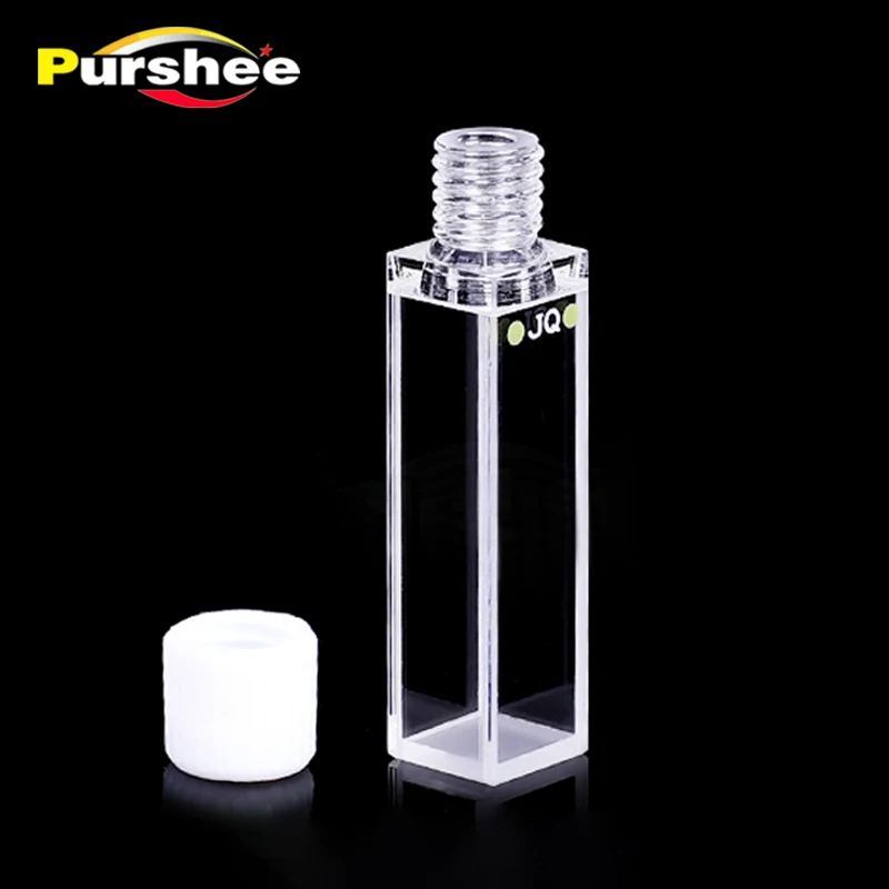 

Quartz fluorescence cuvette cell with screw cap(10mm)