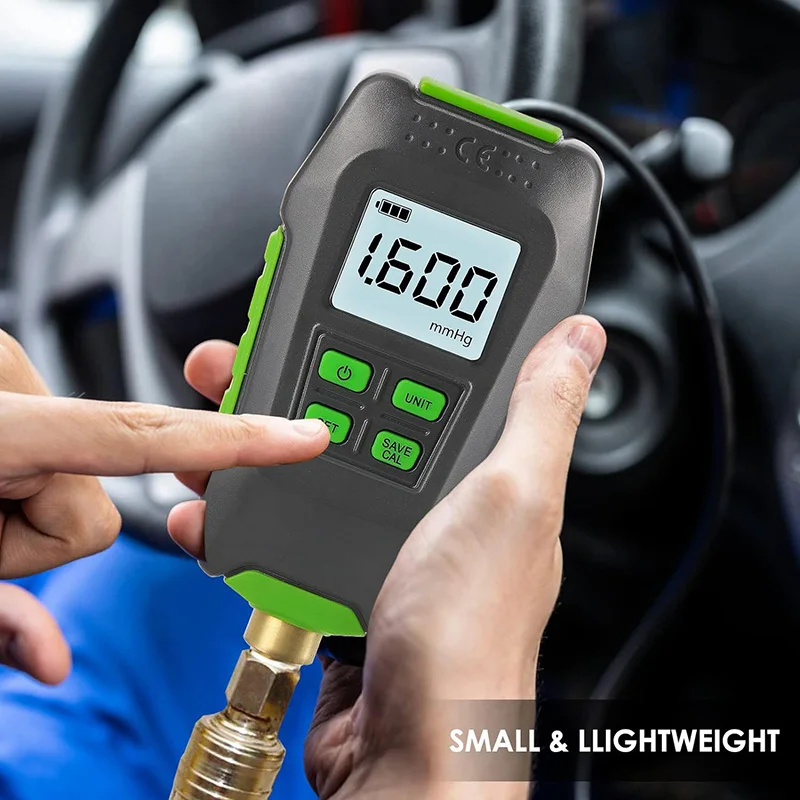 Imagem -05 - Digital Eletrônico Vácuo Indicador Indicador Pressão de Alta Precisão Contando Faixa de Medição 010000pa 72psi Novo
