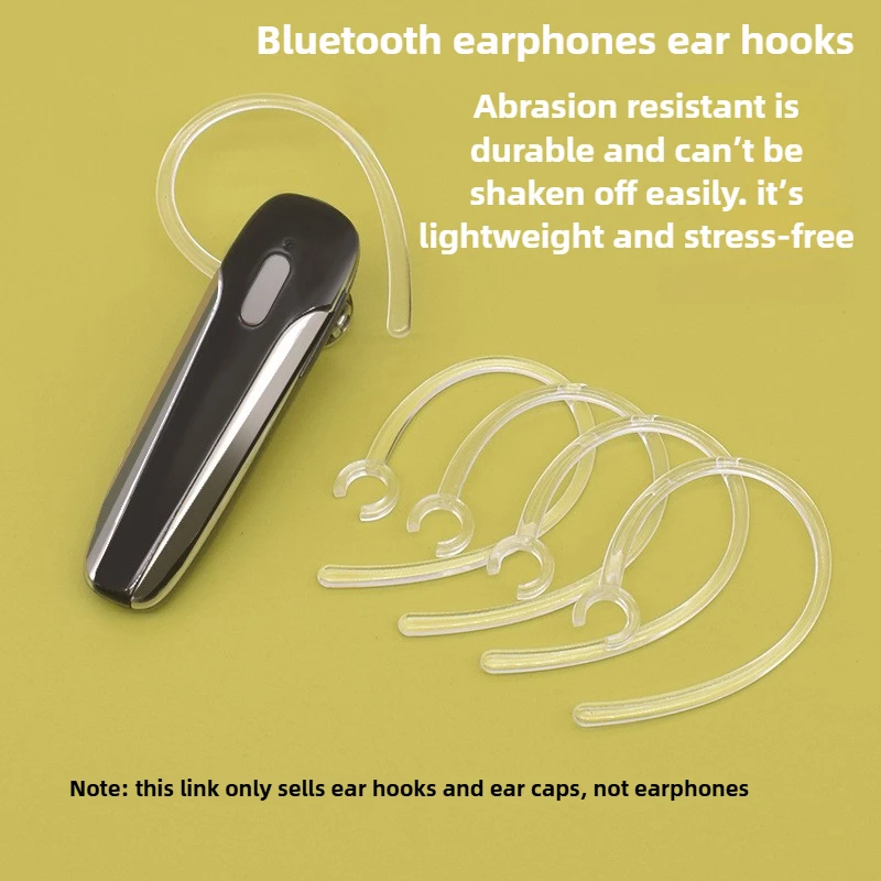 

6MM Earbud Accessories For Bluetooth Headphones - Ear Tips Caps & Crystal Fixed Anti - Fall Ear Hooks For Sports Use