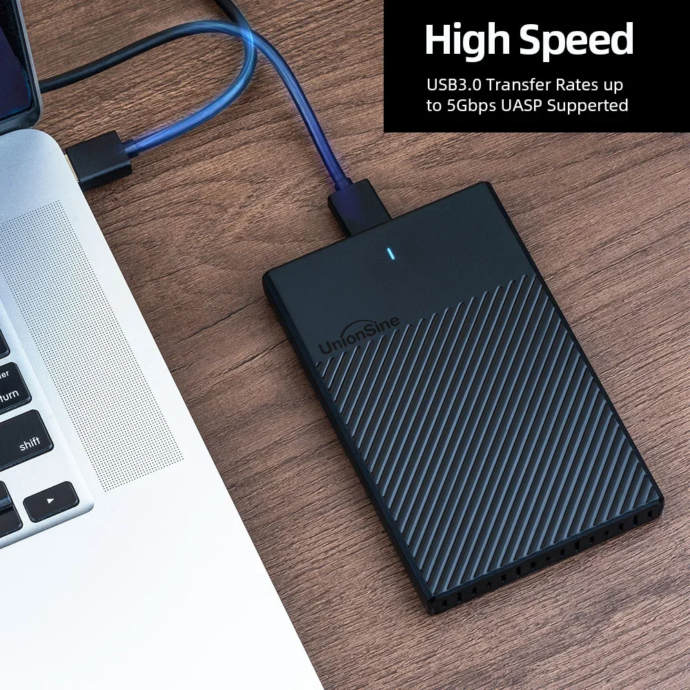 UnionSine-Boîtier de disque dur externe K3A USB 3.0, 2.5 pouces, avec port série SATA SSD, 6 To