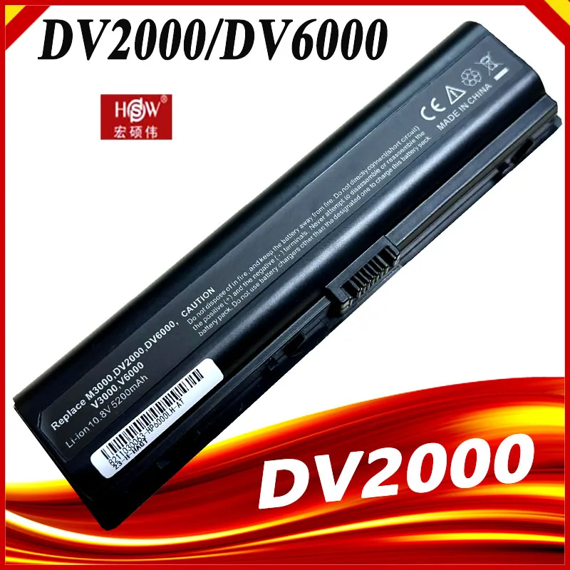 

4400mAH Battery for HP Pavilion HSTNN-DB42 HSTNN-LB42 HSTNN-Q21C DV2000 DV2100 DV2200 DV2700 DV2800 DV2900 DV6000 DV6300 DV6700