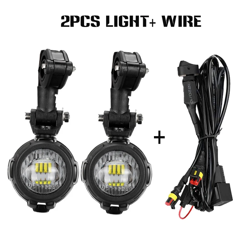 E9 Motorfiets LED Extra Koplamp Flipable Mistlamp Protector Voor BMW R1200GS LC R1250GS Adventure R1250RT R1200RT R1250RS