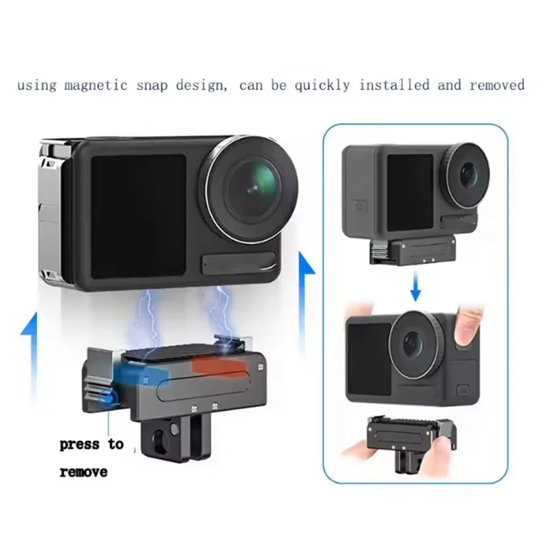 Magnetic Quick Release Converter Base Folding Quick Release Camera Accessories For Gopro