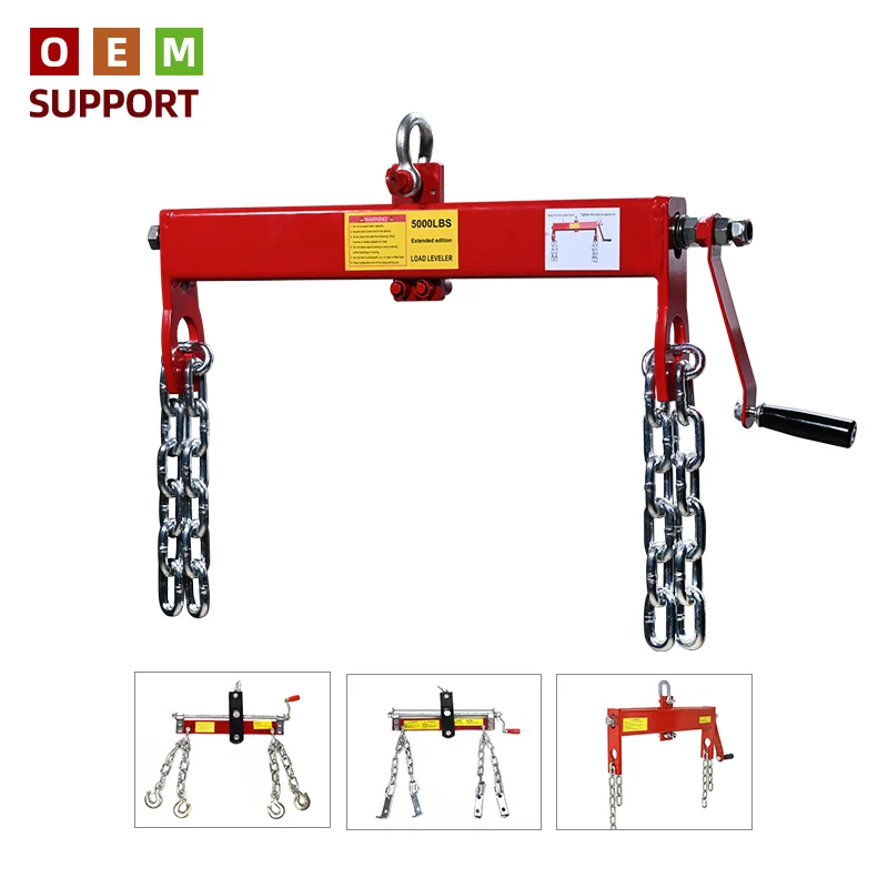 

KARLION CE Certified Heavy Duty Metal 2.2 Ton Engine Load Leveler with Handle for Car Hydraulic Shop Crane
