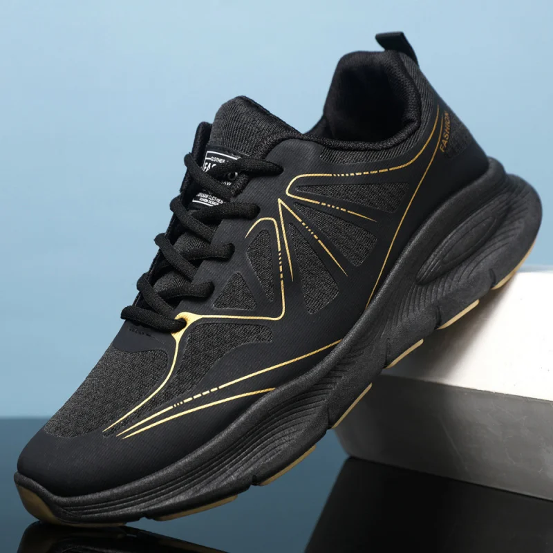

New Breathable Mesh Shoes for Men, Lightweight Running Shoes, Trendy Casual Sports Shoes