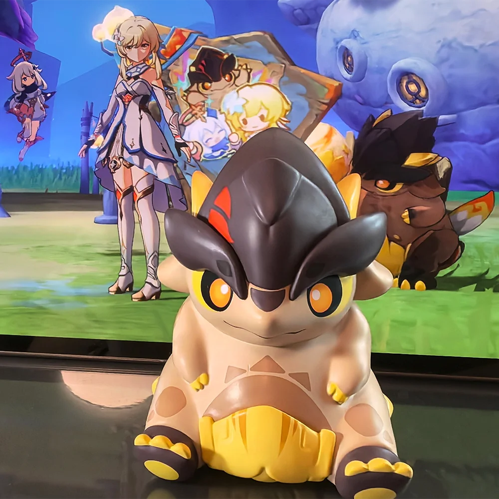 

Genshin Impact Tepetlisauri фигурки Kawaii Natlan Loong фигурки героев мультфильм сборная модель игрушка декор стола подарок на день рождения