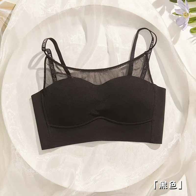 مثير الفرنسية اللاسلكية الصدرية للنساء دعم مريح لا Underwire تشكيل رفع AB كوب الثدي الصغيرة اليومية الصدرية 32-38 S-XL #4