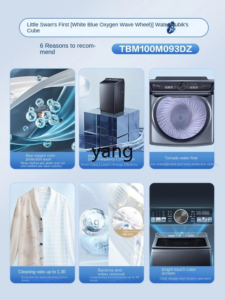 غسالة CX أوتوماتيكية ذات سعة كبيرة لتعقيم التردد المنزلي 10 كجم #2