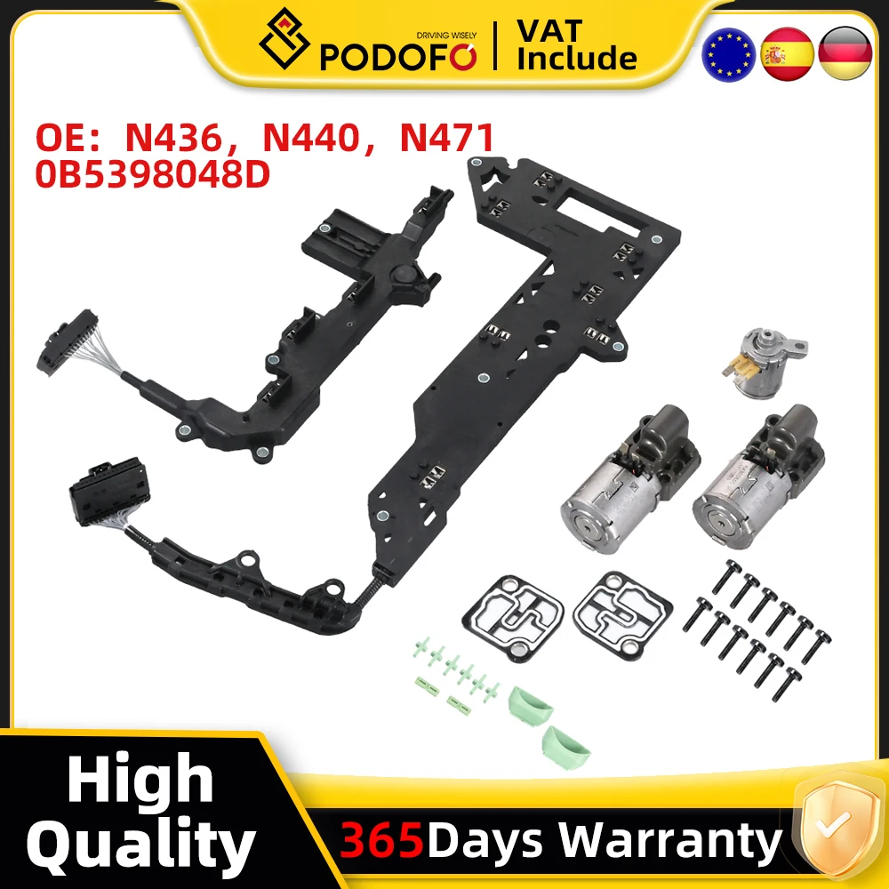 Transmission Solenoid Internal Harness Replacement Repair Kit 0B5398009C 0B5398048D For Audi A4 A5 A6 A7 Q5