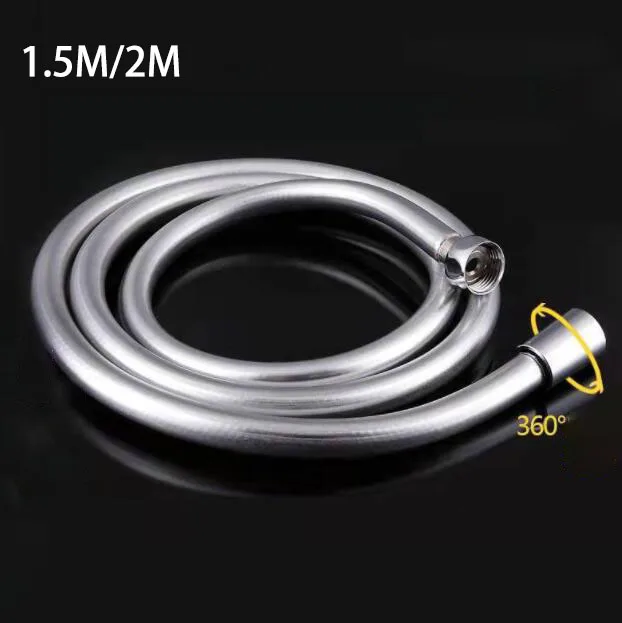 

High Pressure Shower Hose Plumbing for shower head Bathroom Accessories PVC Flexible Handheld Anti Winding GI/2 20mm Hose s1