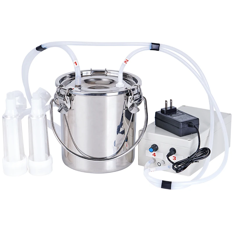 

Stainless Steel Goat Milking Machine 3L Pulse and Electric Speed Adjustable Milk Sucking Machine Sheep Milking Machine