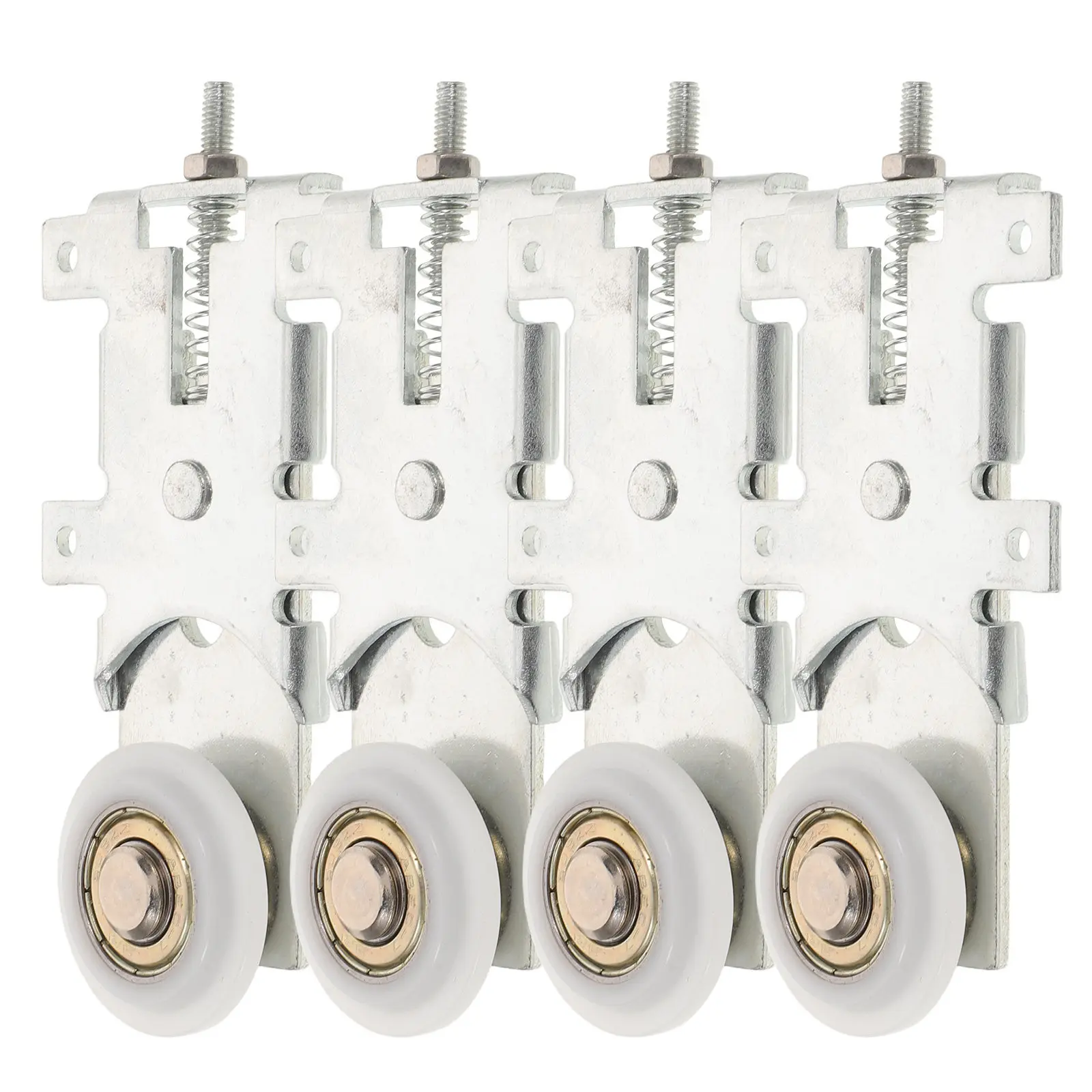 

Комплект из 4 бесшумных роликов для раздвижных дверей шкафов, 32 мм, нейлоновые колесики-ролики для гардеробов, витрин, складных дверей, усиленные направляющие