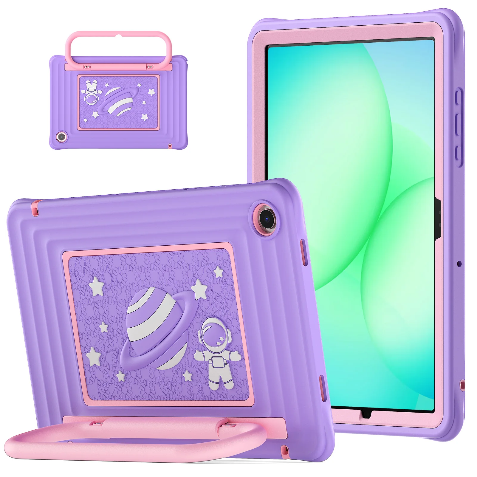 

Портативные чехлы-подставки для планшетов Samsung Galaxy Tab A9 A11 Plus 11 дюймов 2025 года, противоударные чехлы для Tab A11+ A9+ Funda Capa