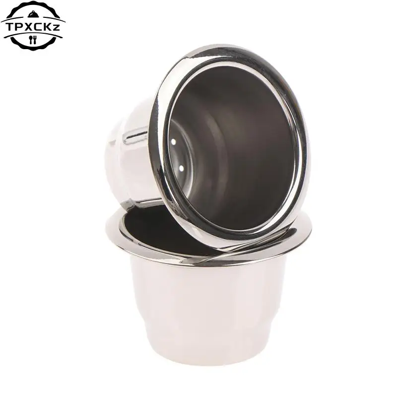 1pc Refillable Stainless Steel Espresso Coffee Maker Capsule Refilling Filter For Nespresso Machine Reusable Filter Coffee Pods