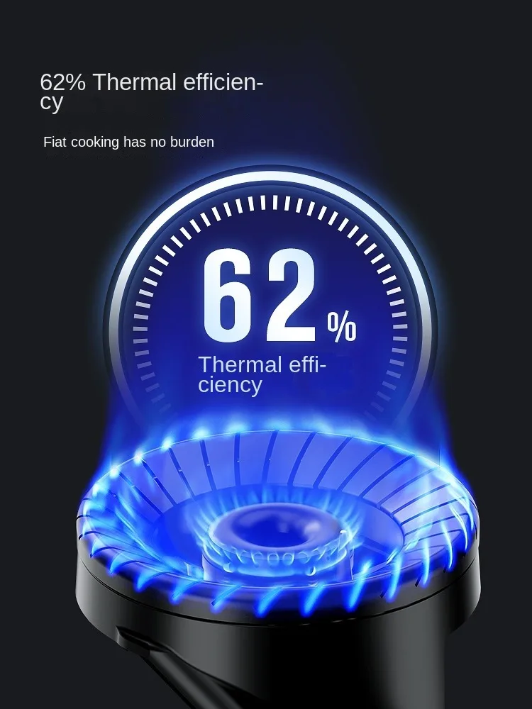 เตาก๊าซธรรมชาติแก๊ส LPG เตาเตาเดียวกระจกนิรภัยฝัง Pulse Ignition ทองแดง Fire Cover