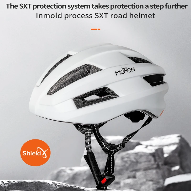 MOON Lightweight Bike Helmet with SXT Shield-X System Impact Protection for Outdoor Riding Mountain Road Biker