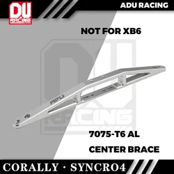 ADU Racing CENTER CHASSIS BRACE CNC 7075-T6 ALUMINUM FOR TEAM CORALLY 4s SYNCRO4