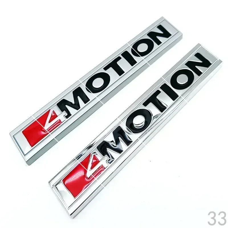 3D Metall 4MOTION Logo Auto Heckklappen-Emblem Aufkleber für VW 4 Motion Tiguan Passat B8 Polo Golf 6 7