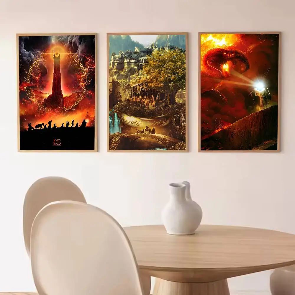 The L-Lord of the R-Rings Alternative  Poster Paper Print Home Living Room Bedroom Entrance Bar Cafe Art Painting Decoration