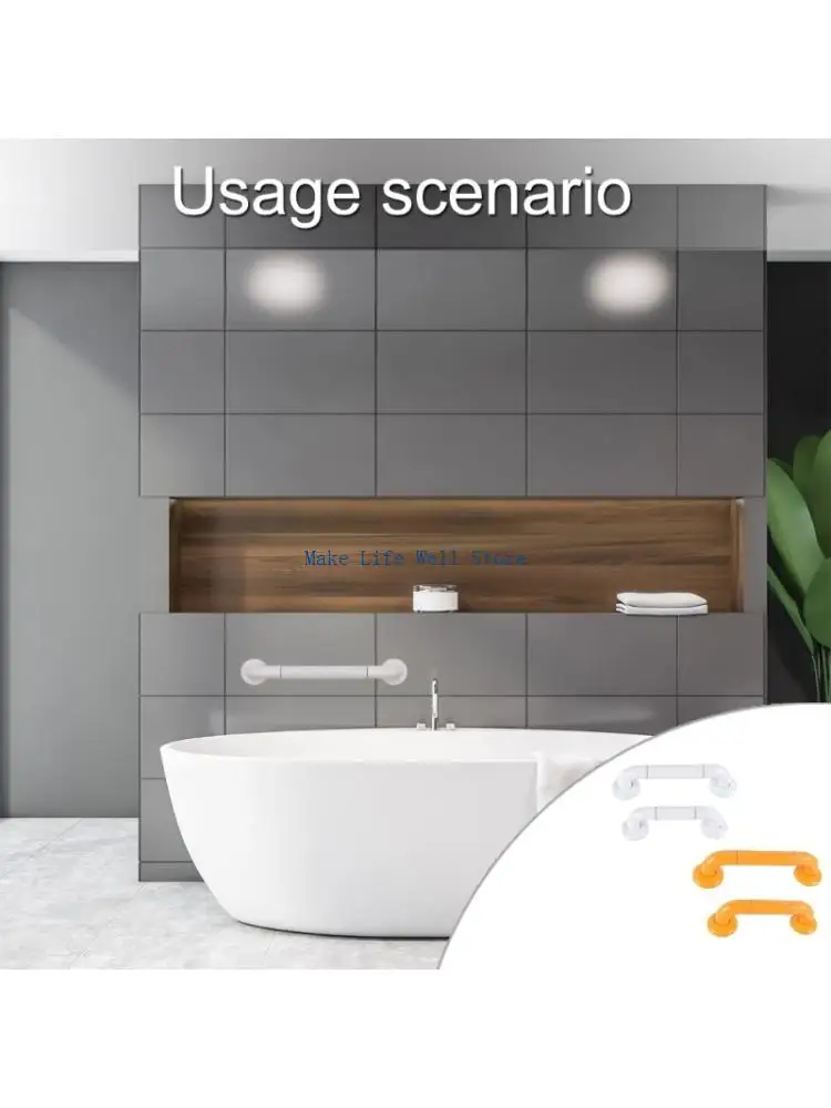 

Stainless Steel Multipurpose Bathroom Glowing For Assistance Elderly Safety
