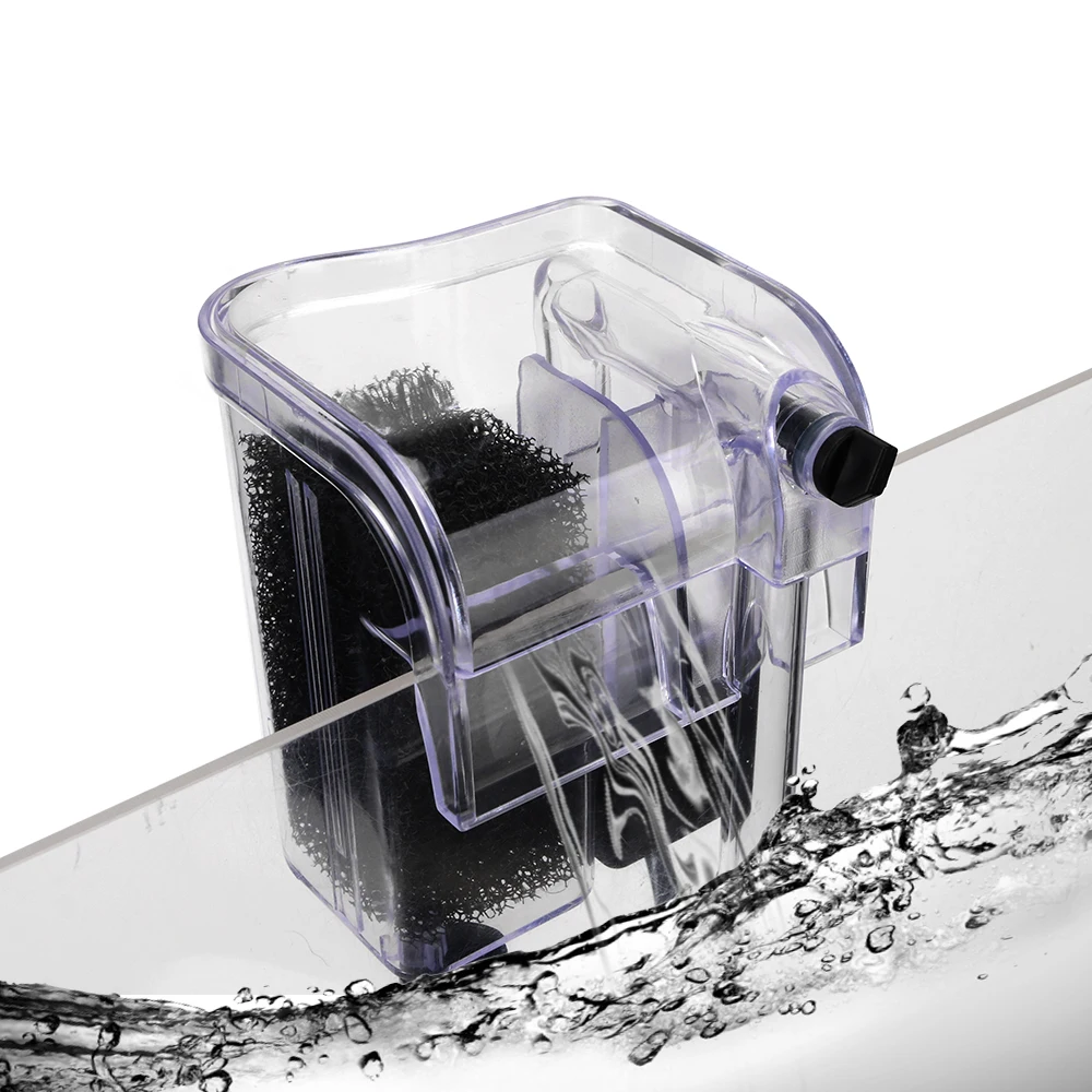 Oxygen Submersible Water Purifier External Hang Up Filter for Aquarium Fish Tank Filter Mini Aquarium Filter Water Pumps