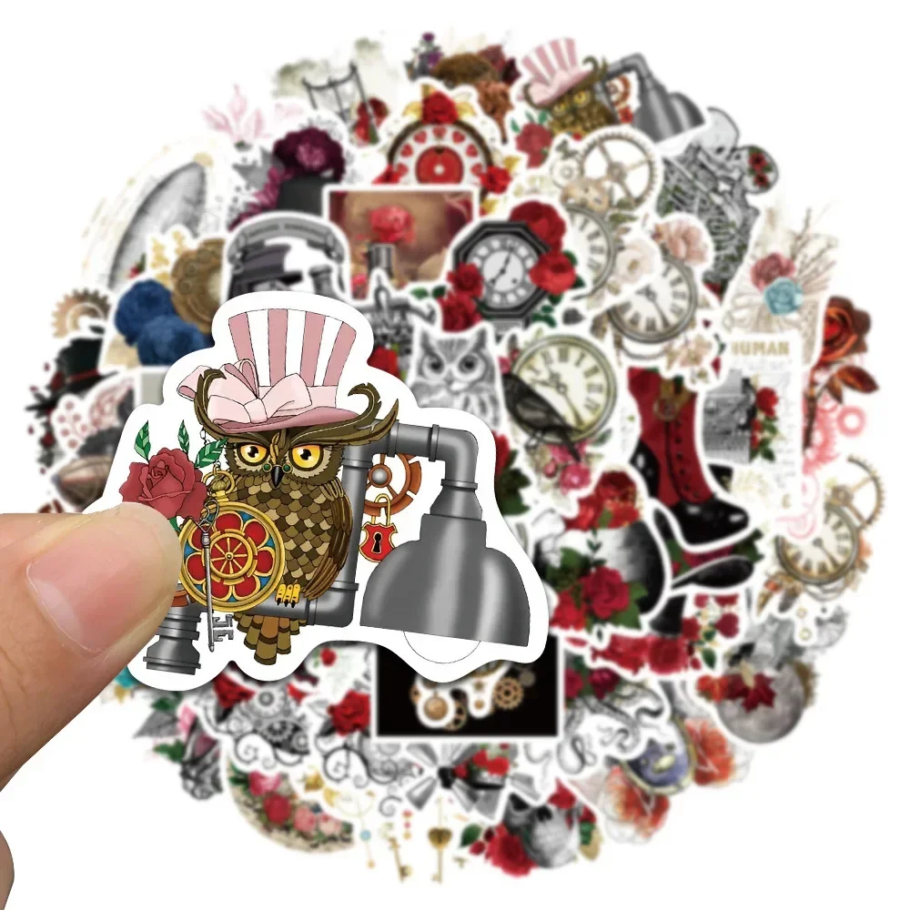 10/30/50PCS Skeleton Witch Horror Sticker Series Graffiti Refrigerator Laptop Mobile Phone Computer Helmet Decoration Wholesale