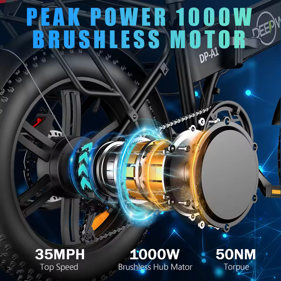 Deepower 접이식 전기 자전거