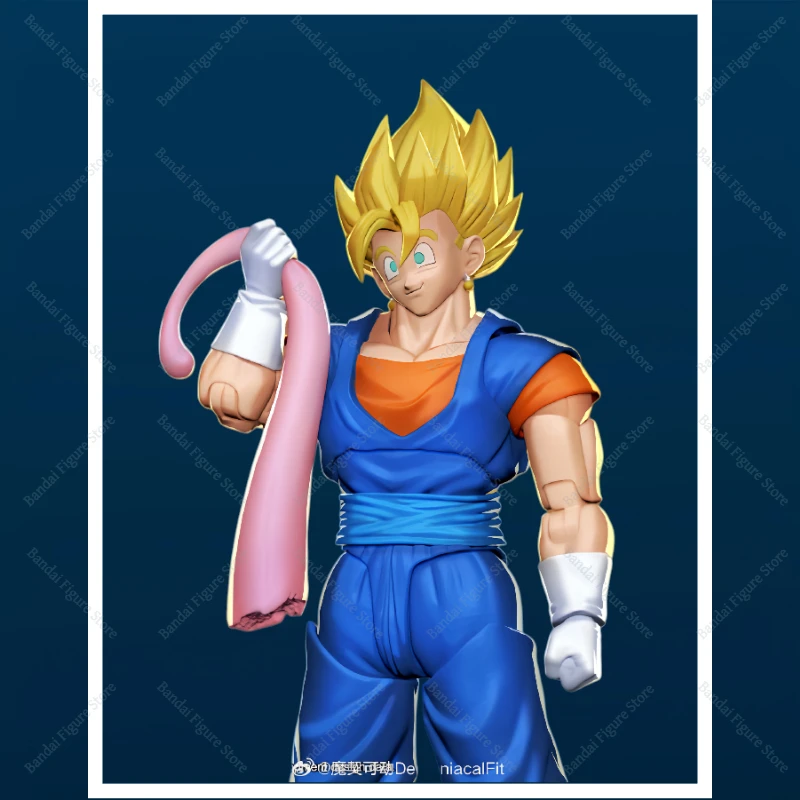 New Original Demoniacal Fit Cosmic Blade SHF Dragon Ball SSJ 3.0 Vegetto Anime Action Figure Collection Model Toy Gift