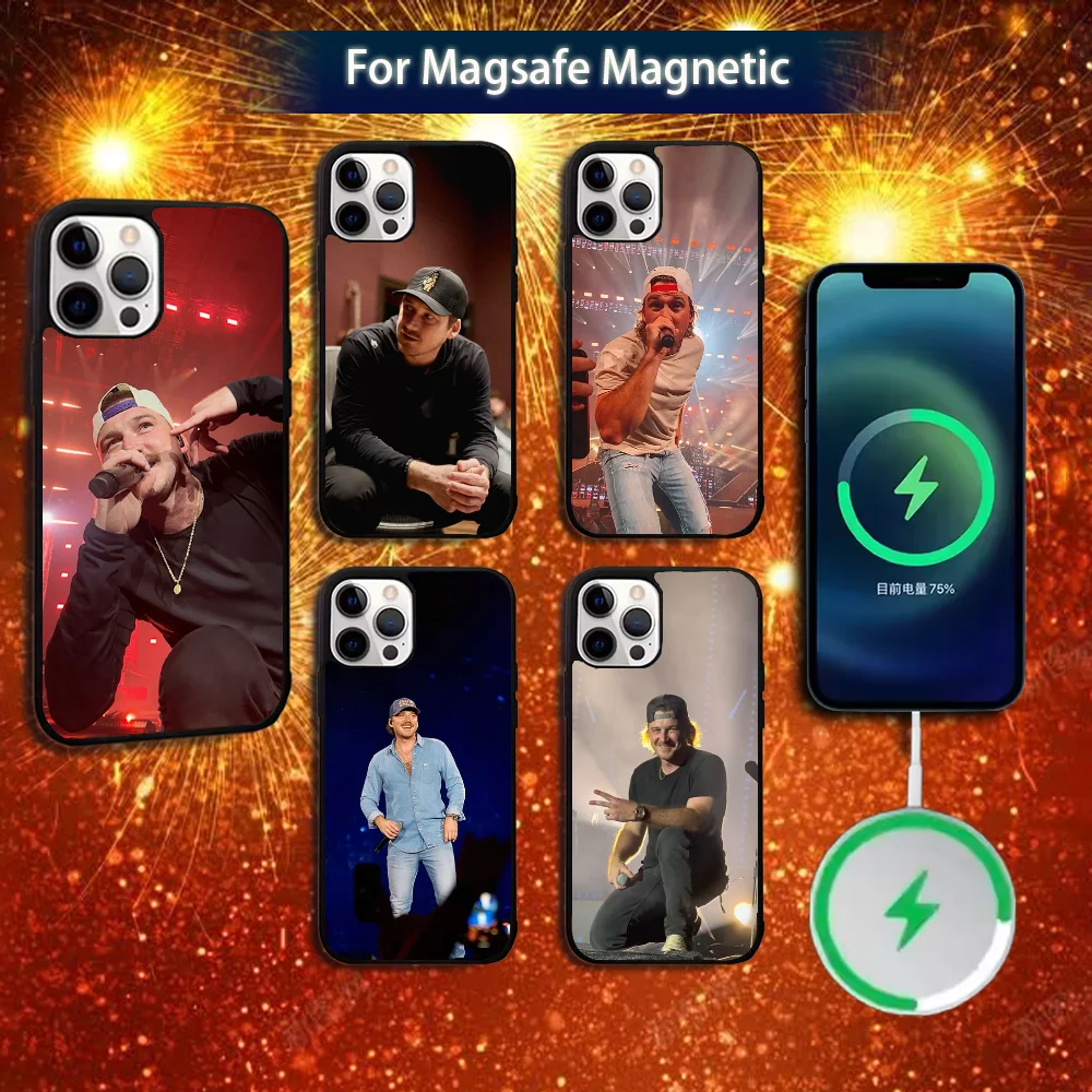 

Singer Morgan W-Wallen Phone Case For iPhone 16e,16,15,14,13,12,11,Plus,Pro,Max,Mini Magsafe Magnetic Wireless Charging
