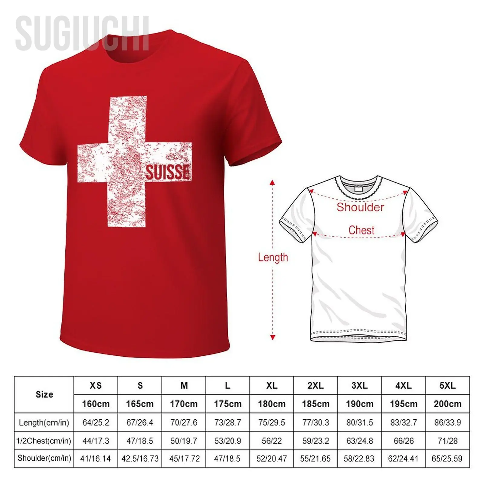 Unisex Men Switzerland Suisse Flag Swiss Zurich Geneva Tshirt Tees O-neck T Shirts Women Boys 100% Cotton T-Shirt