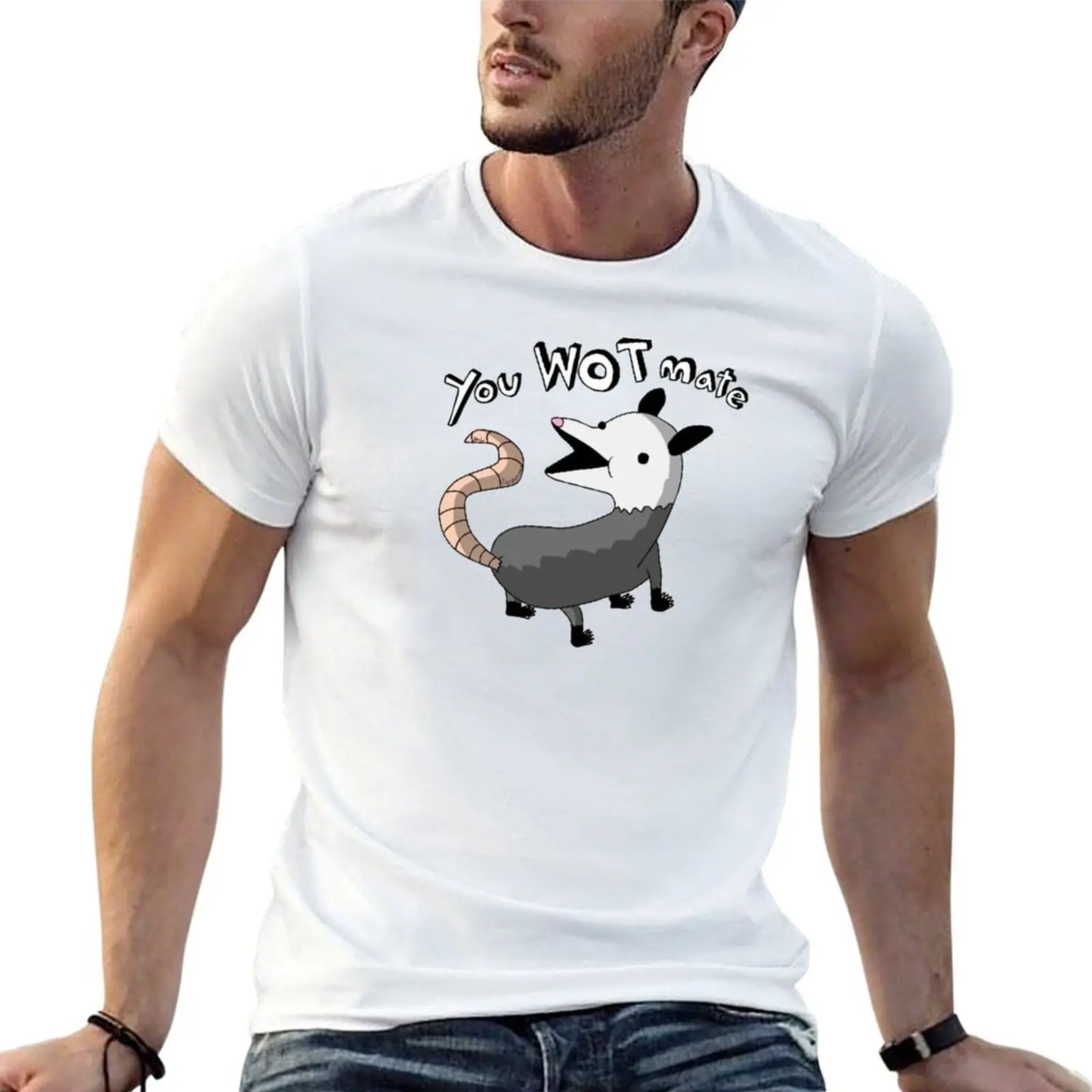 You Wot Mate - Tiny Snek Comics T-Shirt Aesthetic clothing clothes fruit of the loom mens t shirts