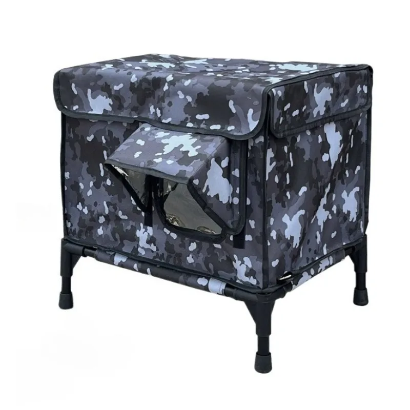 

Indestructible Heated Cat House Large Capacity Thermal Insulated Waterproof Foldable Oxford Outdoor Cat Shelter