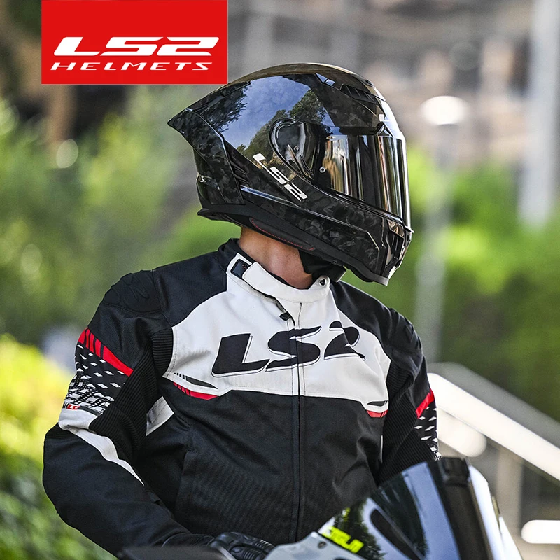 LS2 APEX MJ162 Motorcycle Jacket Autumn Winter Waterproof Windproof Warm Jacket Men Women CE Anti-fall Motocross Riding Clothing