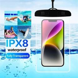 IP68 PVC waterproof phone case swimming water proof bag universal underwater phone protector pouch  cover for iPhone 15 14 13 Pr