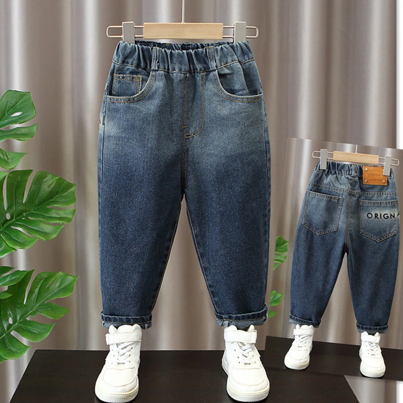 

Kids Boys Jeans Spring Autumn Children Clothing Denim Pants Baby Boy Casual Trousers Cotton 2-8Years