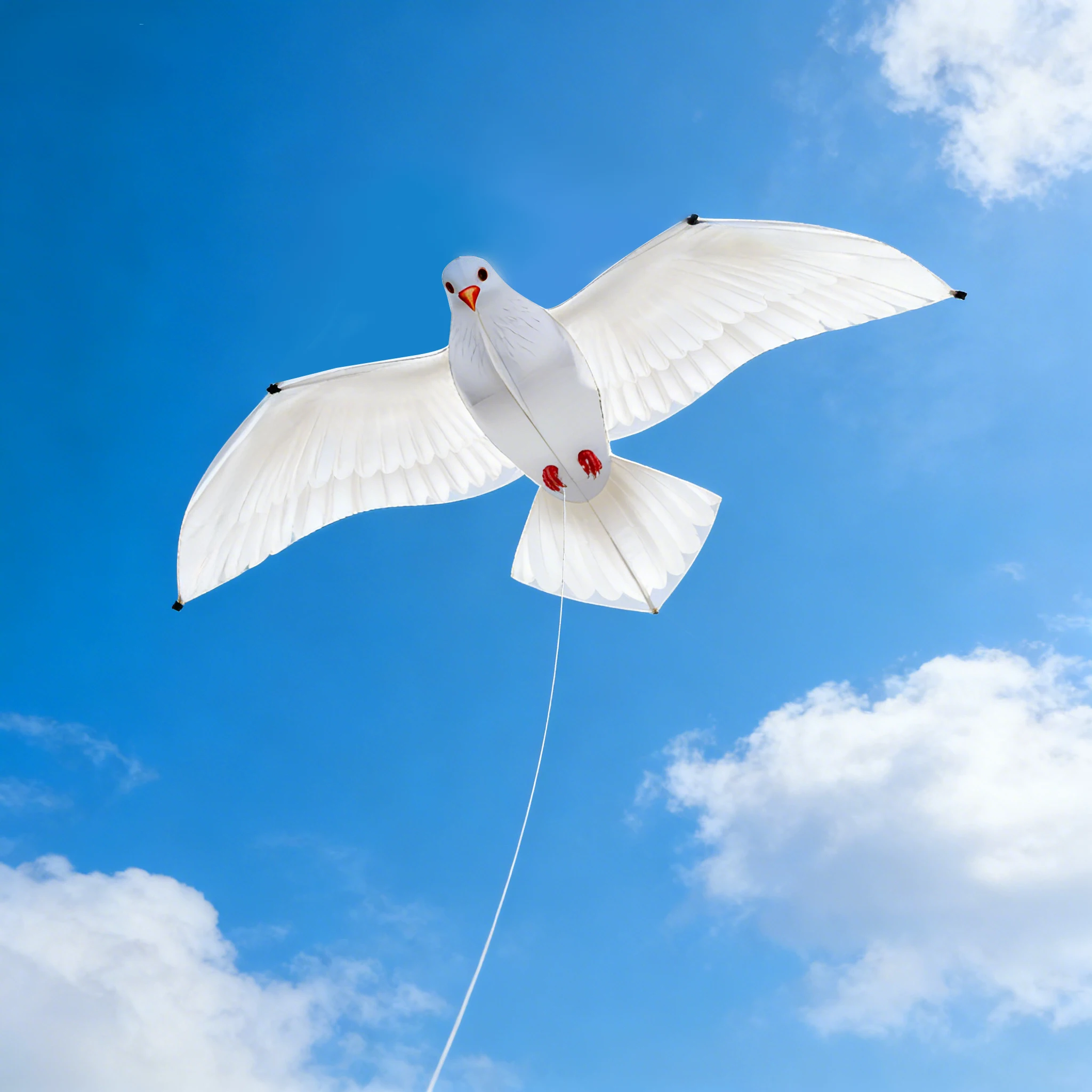 New 59 Inches  Single Line Pigeon  Kite  Good  Flying Toys With Handle And Line