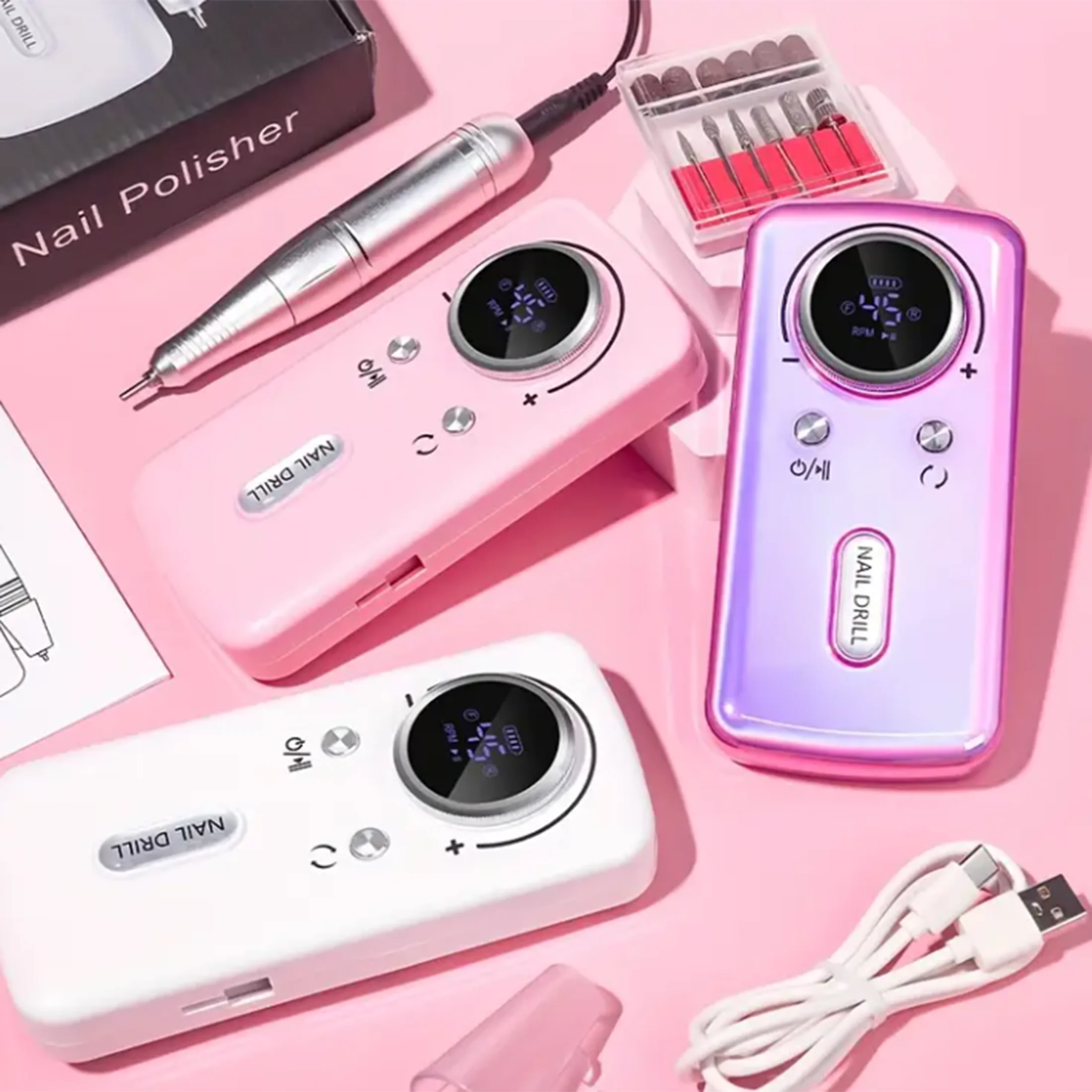 

Multi-functional nail polisher | nail removal and efficient nail polishing+peeling+polishing all done