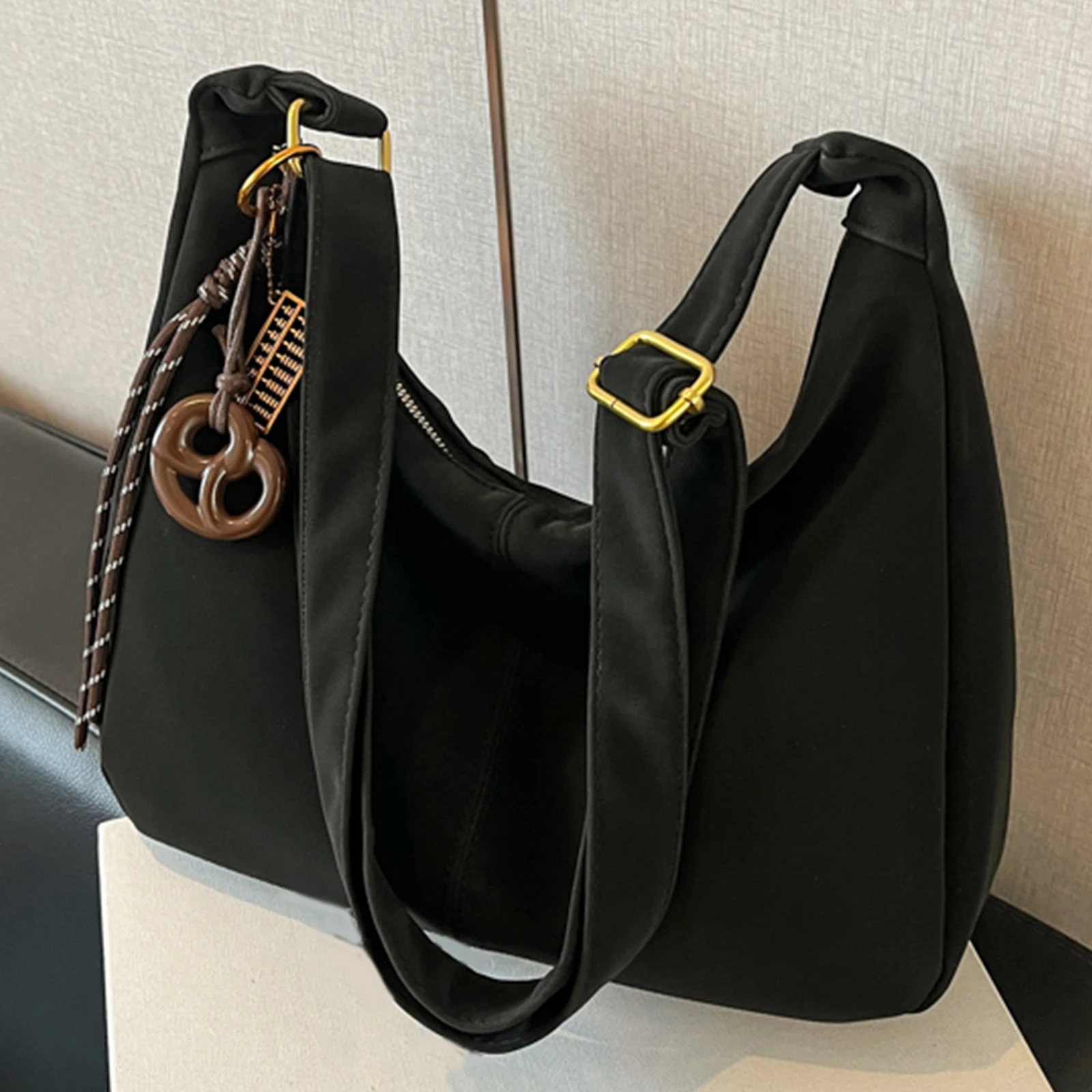 

Сумка через плечо из искусственной кожи в стиле ретро, модная сумка через плечо большой емкости, универсальная сумка для путешествий, работы, свиданий, сумка на плечо