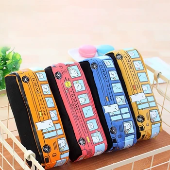 1 adet renkler büyük kapasiteli kalem kutusu Kawaii Pencilcase okul kalem kutusu malzemeleri kalem çantası okul kutusu kalemler kılıfı Stationer