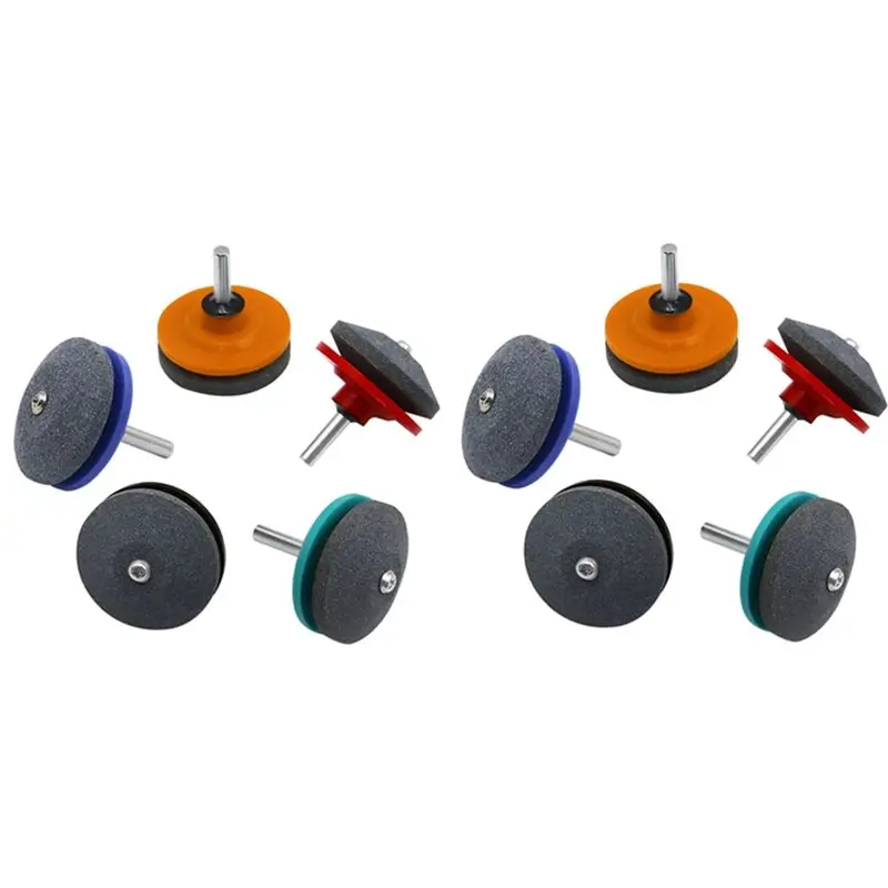 Sharpening Made Easy: Electric Lawn Mower Sharpener With Wear-Resistant Grinding Heads And Grinding Stone-B51B