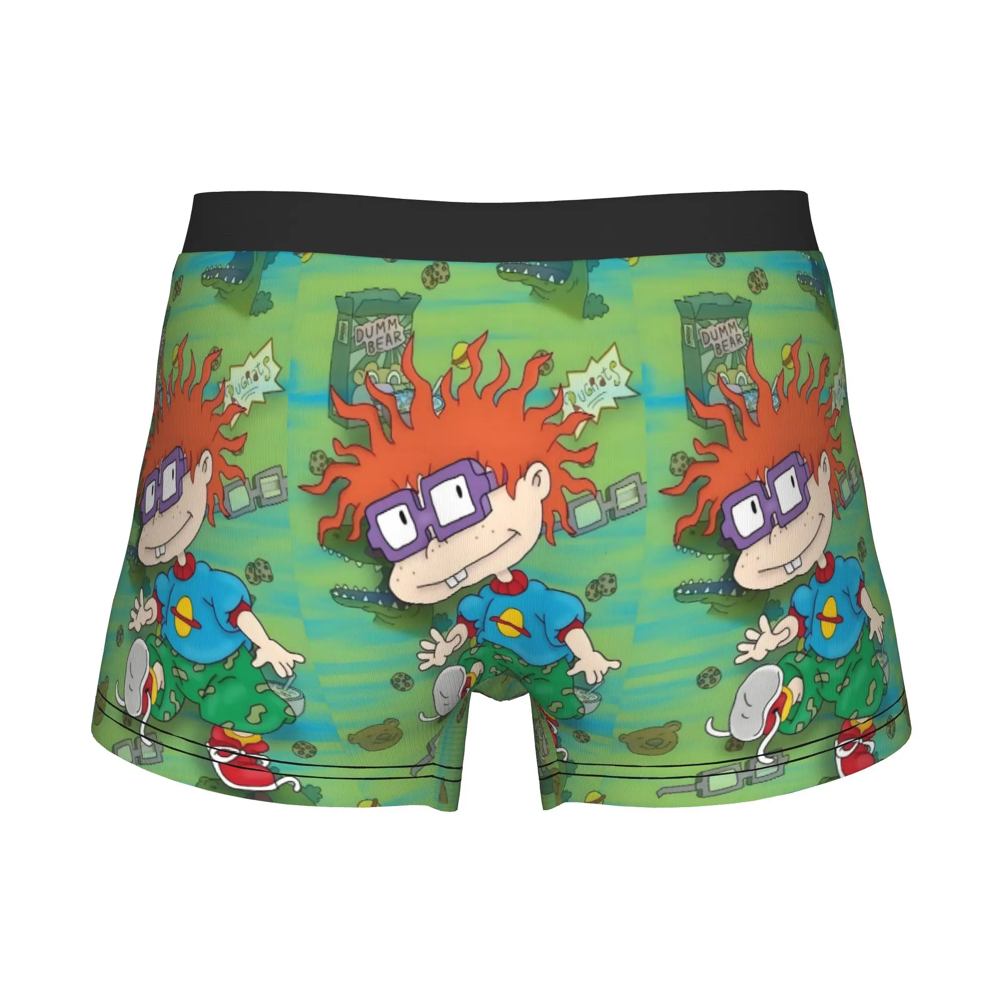 Animation R-Rugrats  Boxers Shorts Mens Chuckie Finster Briefs Underwear Novelty Underpants