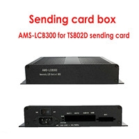 Led Display Linsn Sending Card Ts802d With Box   110v -240v Input Ams Lcb300 Box For Linsn Sending Card