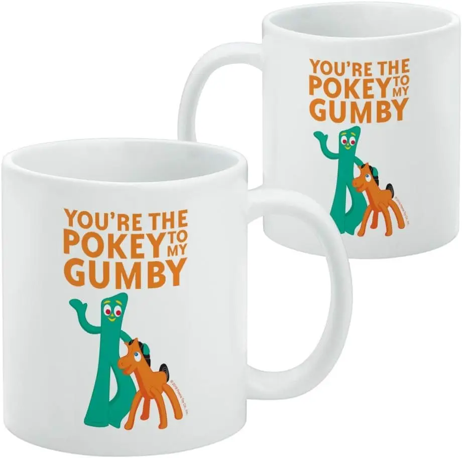 GRAPHICS & MORE You're The Pokey To My Gumby Best Friends Ceramic Coffee Mug, Novelty Gift Mugs for Coffee, Tea and Hot