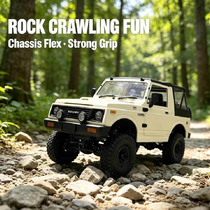 Wpl Jimmy C74 4wd Remote Control Car Off Road Climbing Vehicle Rc Crawler Model For Adult Hobby Collection