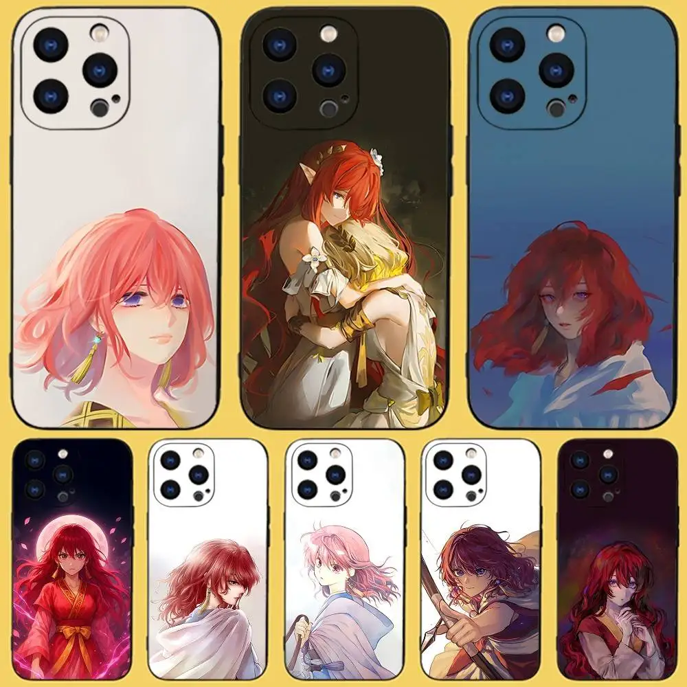 

Y-Yona of the Dawn Anime Phone Case For iPhone 17,16,15,14,13,12,11,Pro,Max,Plus,X,XS,SE4,E,Mini,Soft Black Case
